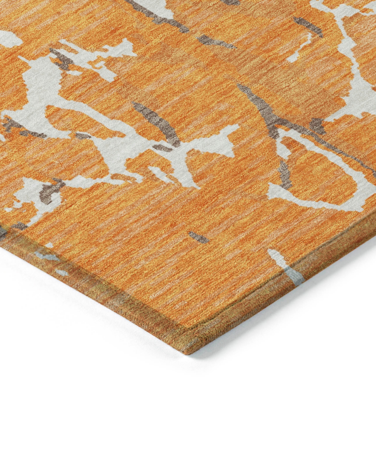 Addison Chantille Machine Washable Acn1046 8'x10' Area Rug In Orange