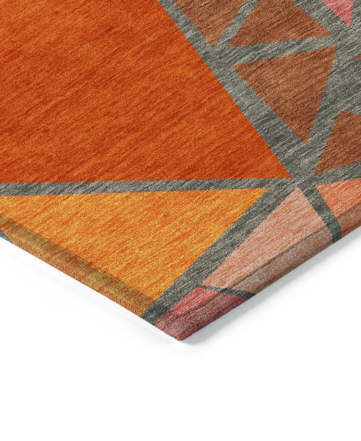 Addison Chantille Machine Washable Acn1039 8'x10' Area Rug In Rust