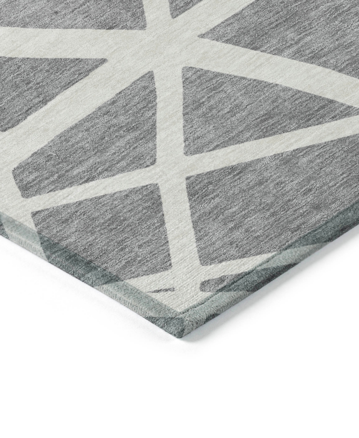 Addison Chantille Machine Washable Acn1040 8'x10' Area Rug In Gray
