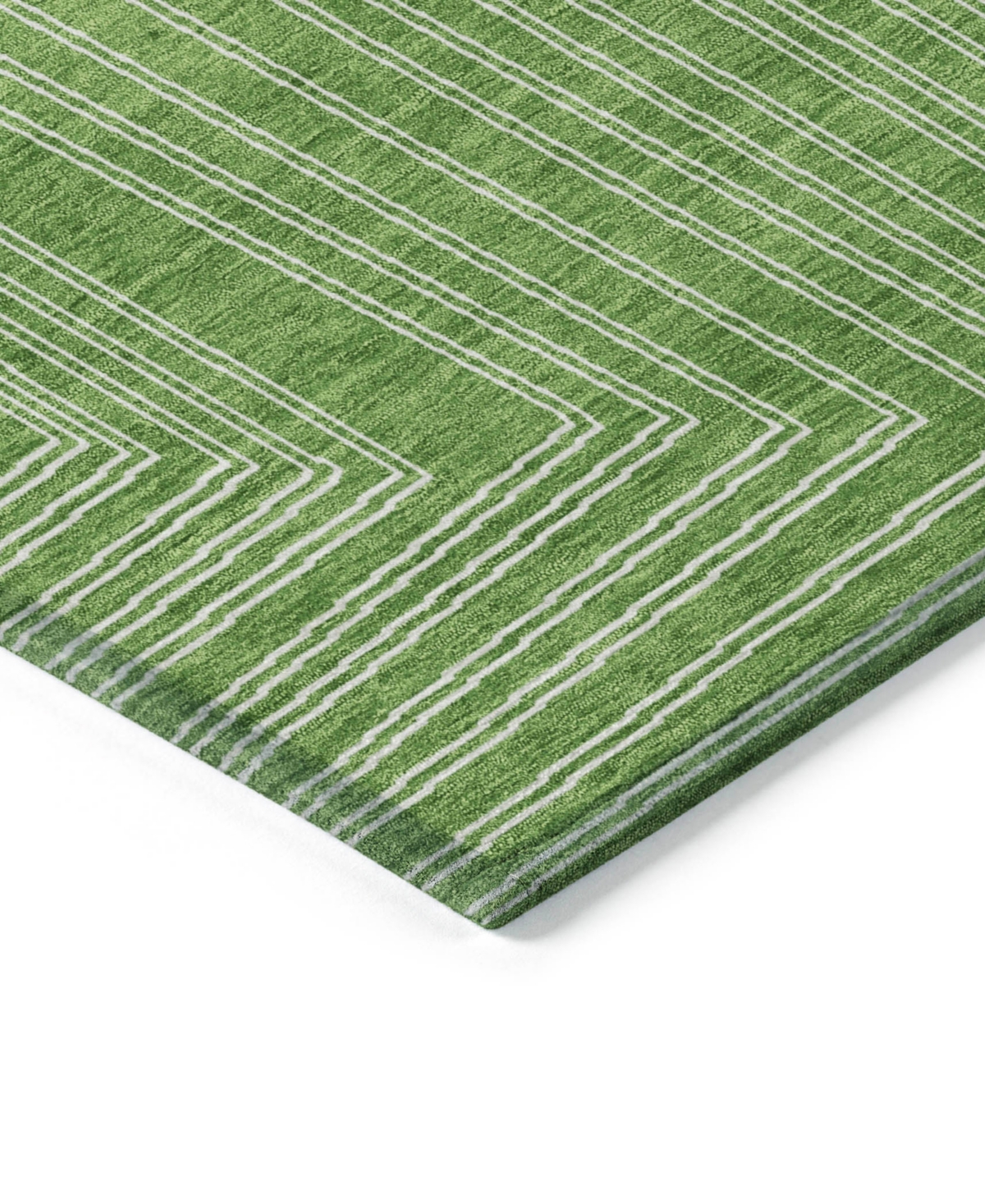 Addison Chantille Machine Washable Acn1045 2'6"x3'10" Area Rug In Green