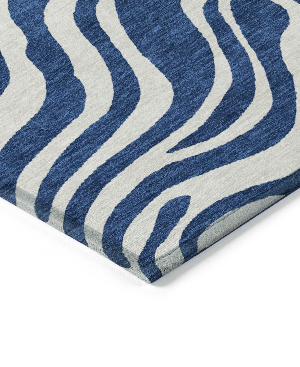 Addison Chantille Machine Washable Acn1042 2'6"x3'10" Area Rug In Navy