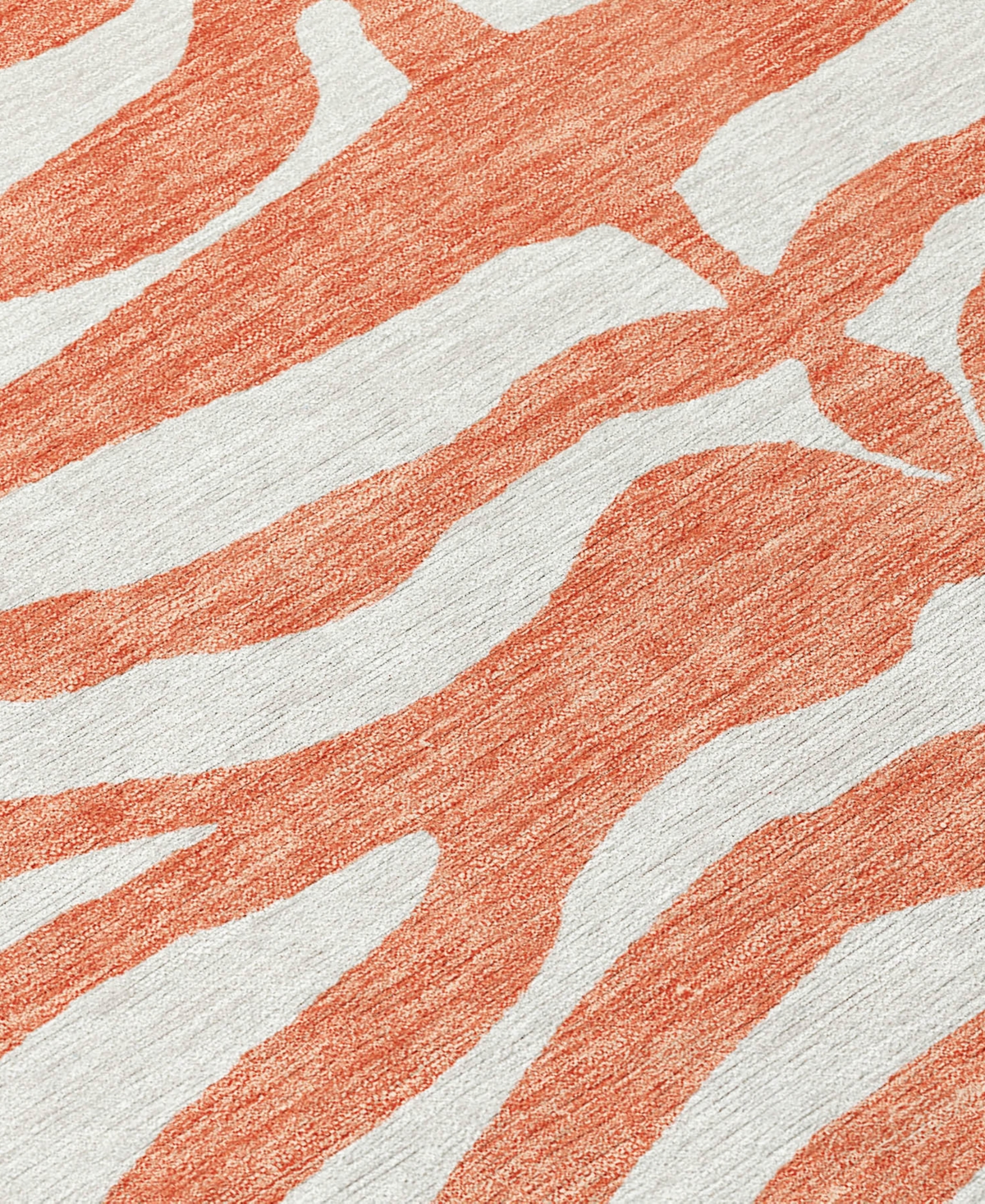 Addison Chantille Machine Washable Acn1042 2'3"x7'6" Runner Area Rug In Coral