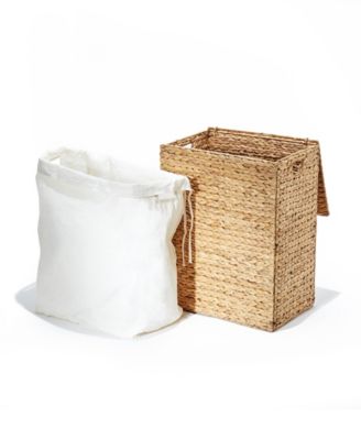 Foldable Water Hyacinth Portable Hamper