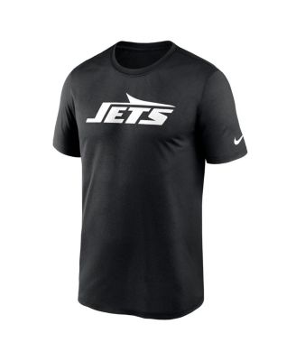 Men's Black New York Jets Primetime Legend Wordmark Performance T-Shirt