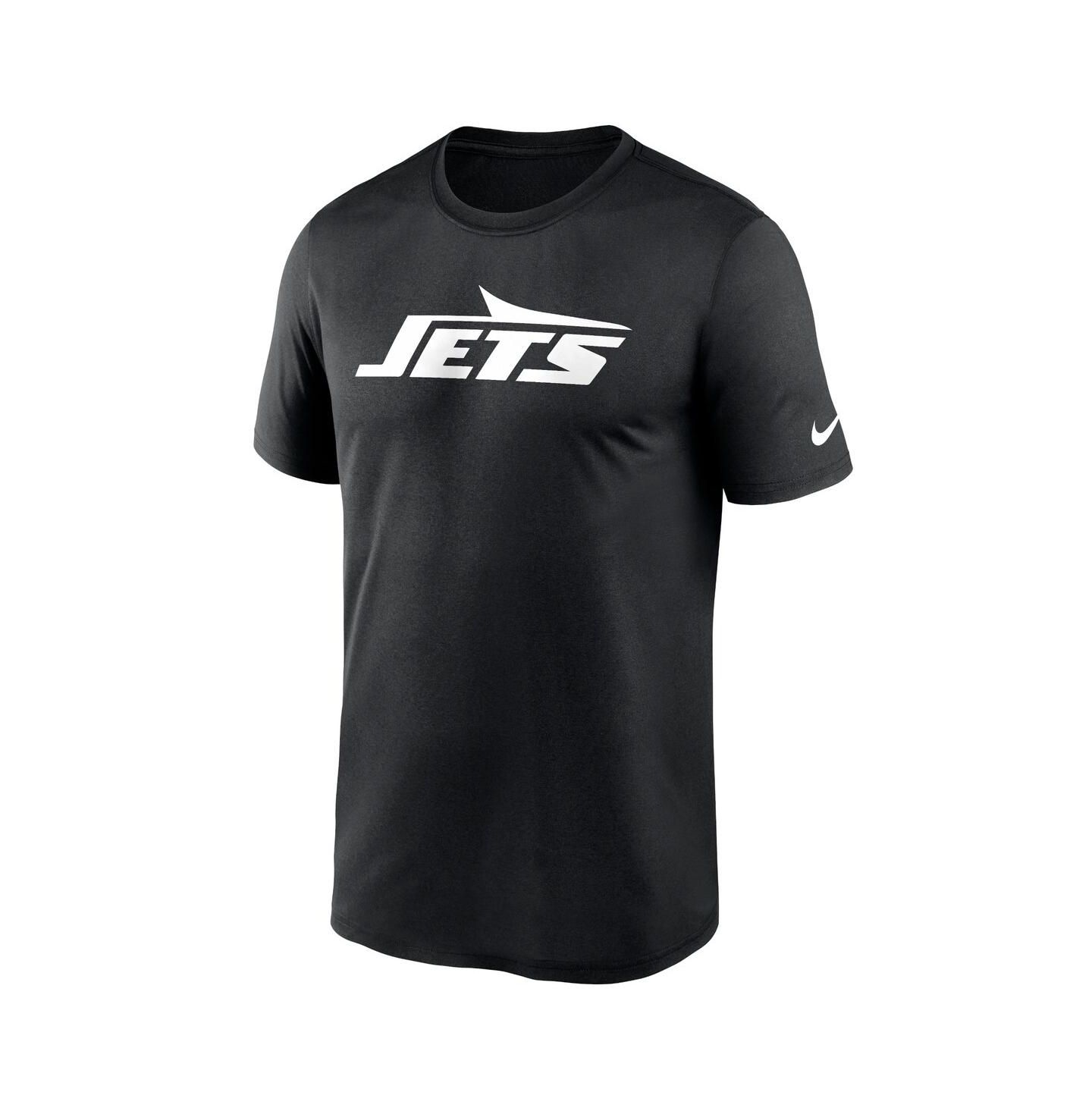 Мужская футболка Nike Black New York Jets Primetime Legend Wordmark Performance — фото 3