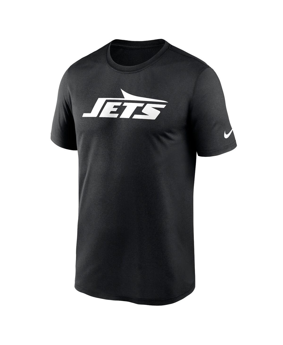 Nike Men'sNew York Jets Primetime Legend Wordmark Performance T-Shirt - Black