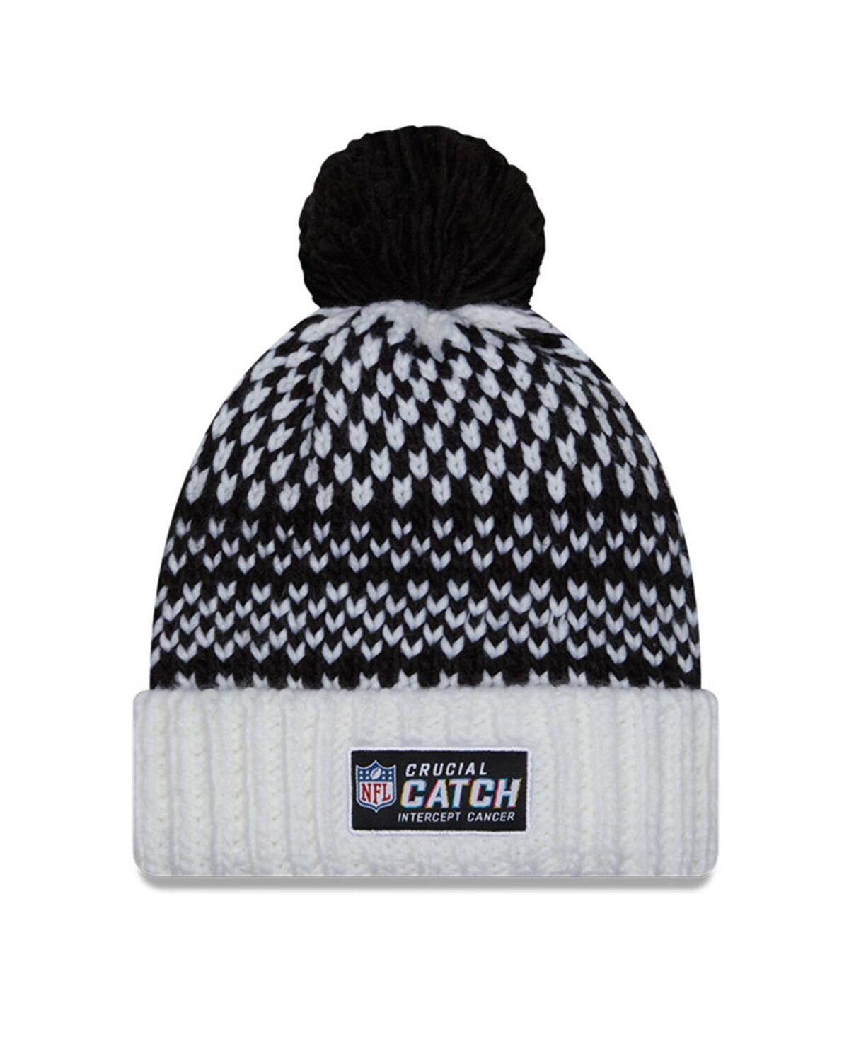 New Era Women's Arizona Cardinals 2023 Nfl Crucial Catch Cuffed Pom Knit Hat - White