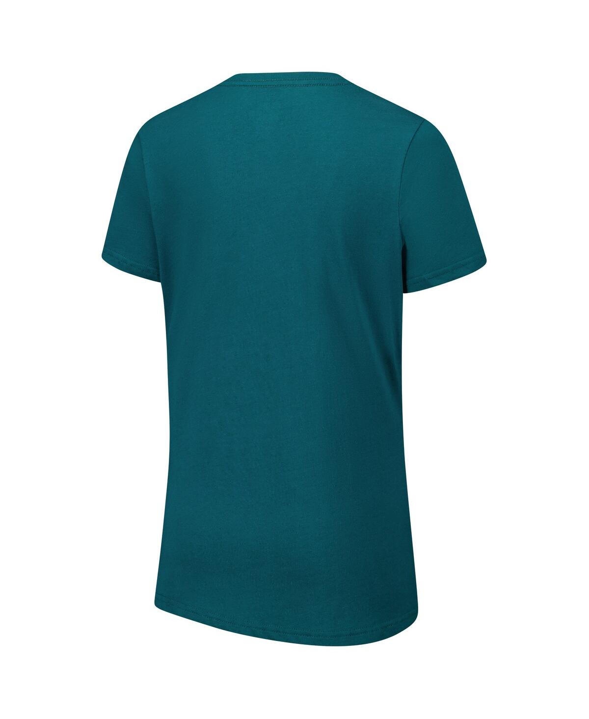 G-iii 4Her by Carl Banks Women's MidnightPhiladelphia Eagles Post Season V-Neck T-Shirt - Green