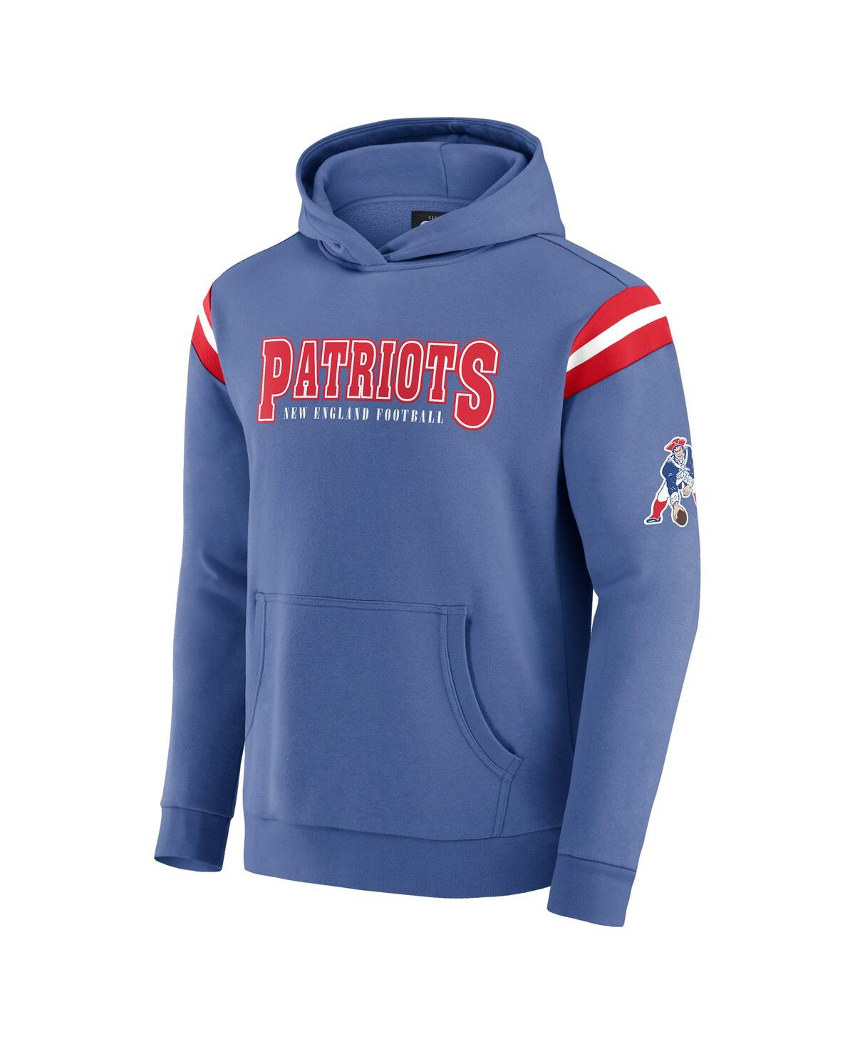 Fanatics Men'sNew England Patriots Nfl Football Pullover Hoodie - Royal