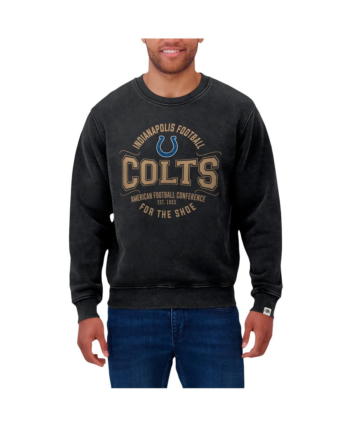 Fanatics Men'sIndianapolis Colts Vintage Pullover Sweatshirt - Black