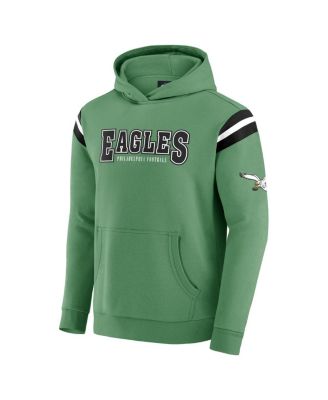 Men's Kelly Green Philadelphia Eagles NFL Football Pullover Hoodie