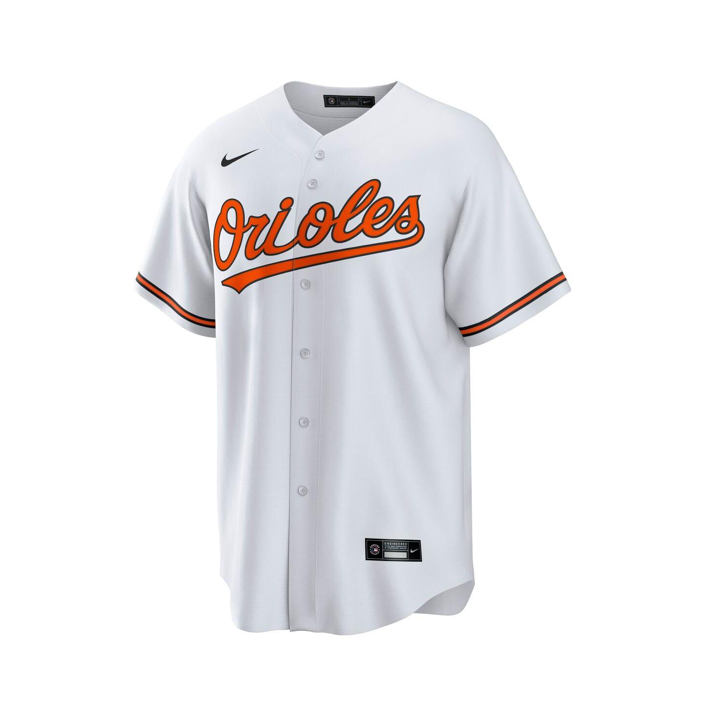 Мужской топ Nike Cal Ripken Jr. White Baltimore Orioles Throwback Replica Player Jersey — фото 3