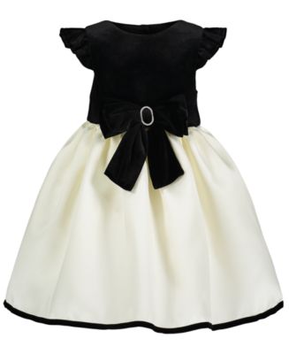 toddler black and white dress Toddler/Kid Girl Cotton Black and White Stripe Strap Bodycon Dress  Black+White main image 1