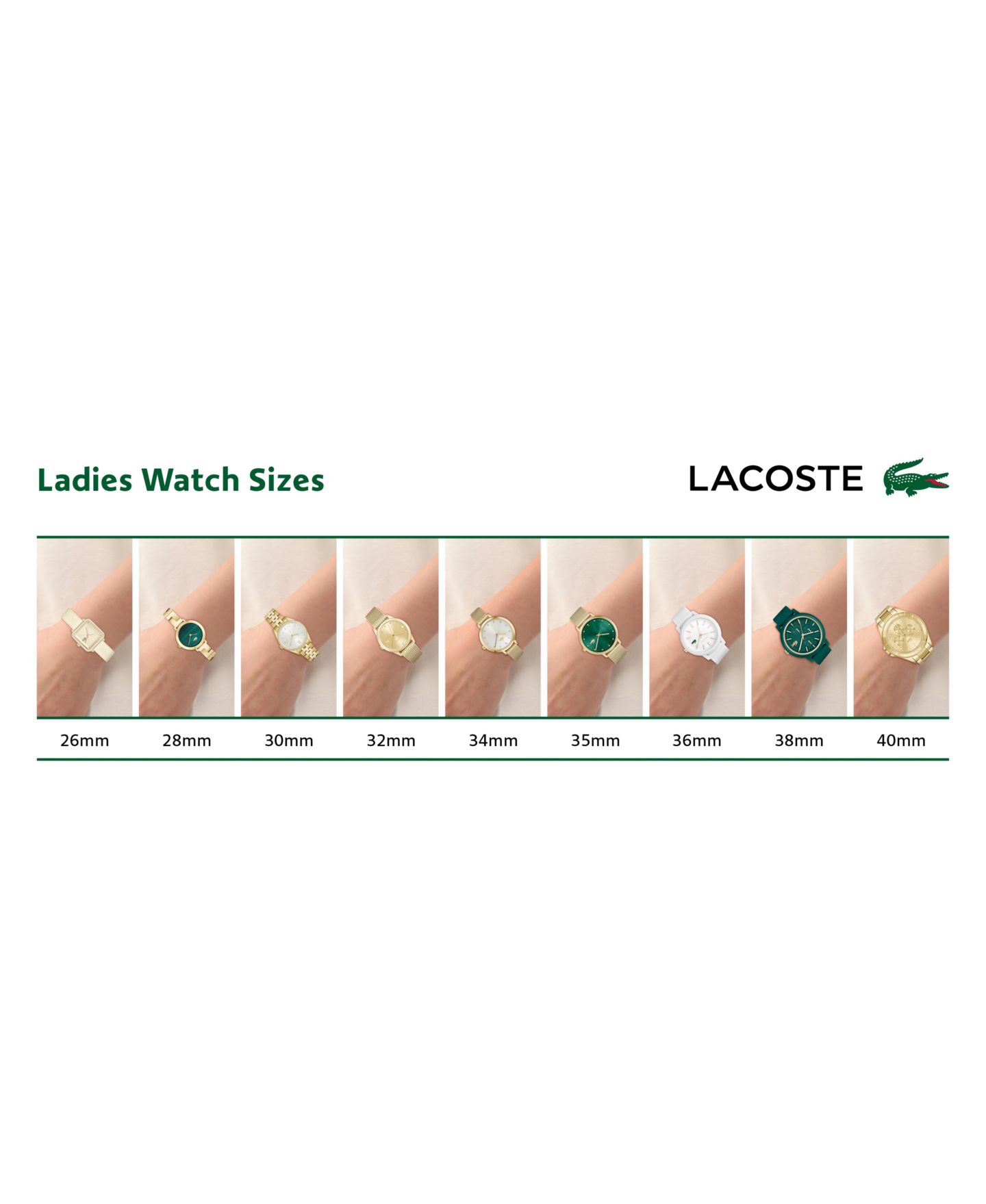 Женские часы Lacoste Catherine Gold-Tone Mesh Bracelet Watch 28.3mm x 20.7mm — фото 4