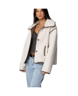 Women's Frost Oversized Faux Shearling Jacket