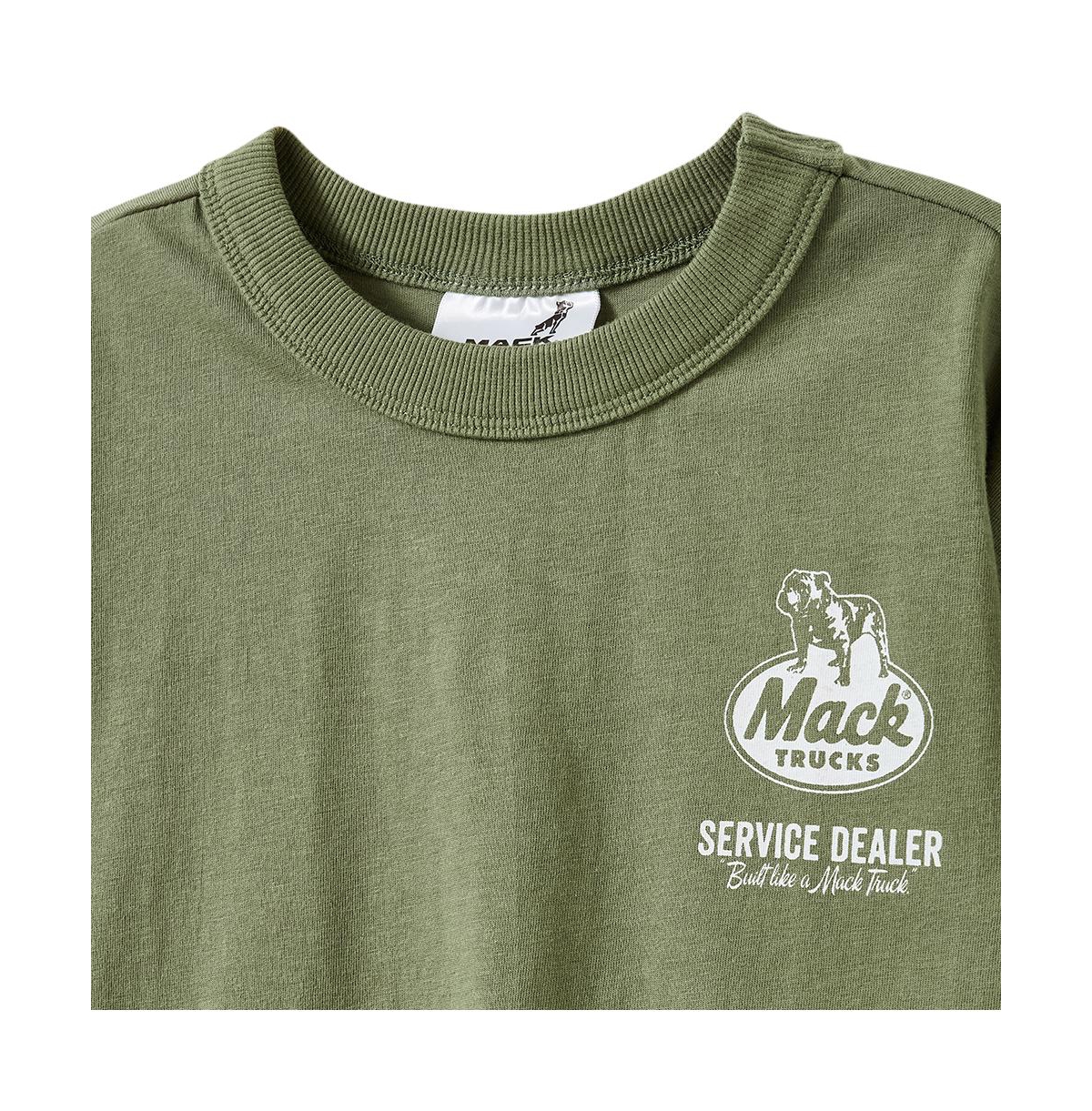 Cotton On Boys License Long Sleeve Tee -/mack trucks