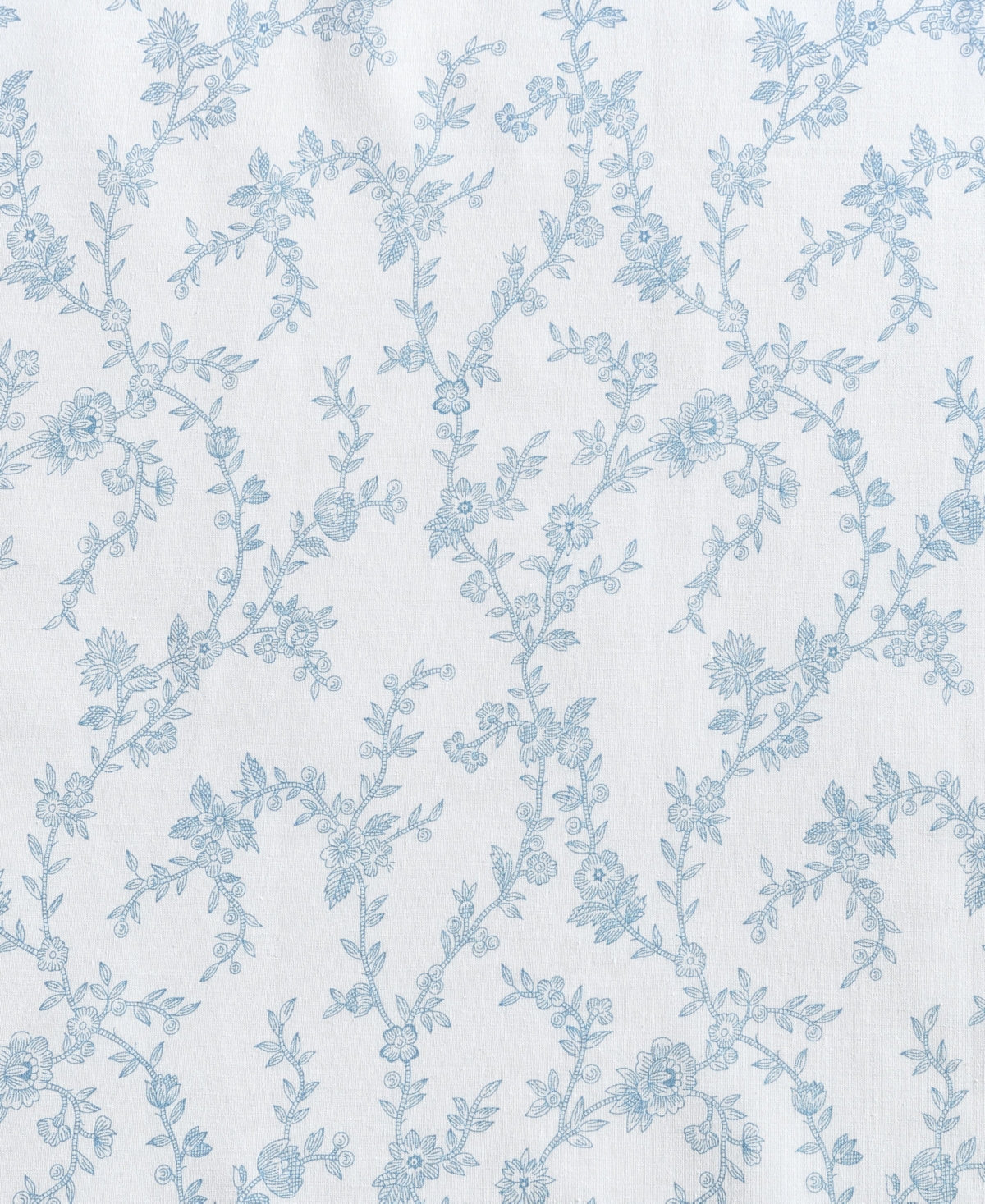 Laura Ashley 200-thread Count Cotton Percale 2 -pc. Standard Pillowcase Pair In White,cottage Blue