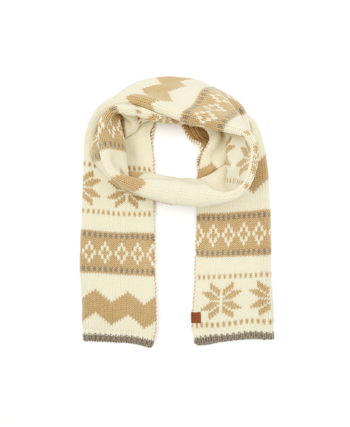 Fair Isle Scarf - Black