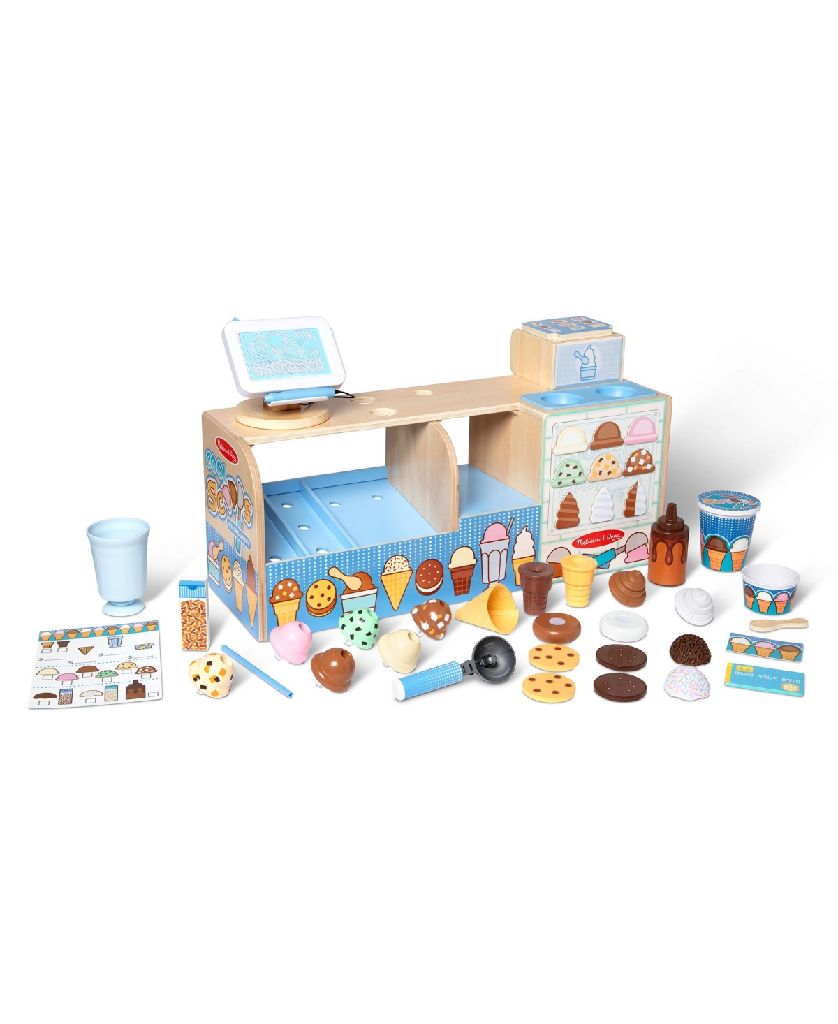 MELISSA & DOUG MELISSA & DOUGCOOL SCOOPS ICE CREAMERY 