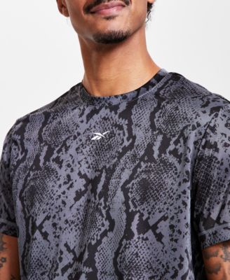 Men's Snake AOP Train Crewneck T-Shirt