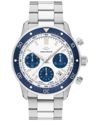 Men's Super Sub Sea Alta Swiss Automatic-Chronograph Dura Steel 904L Watch, 43mm