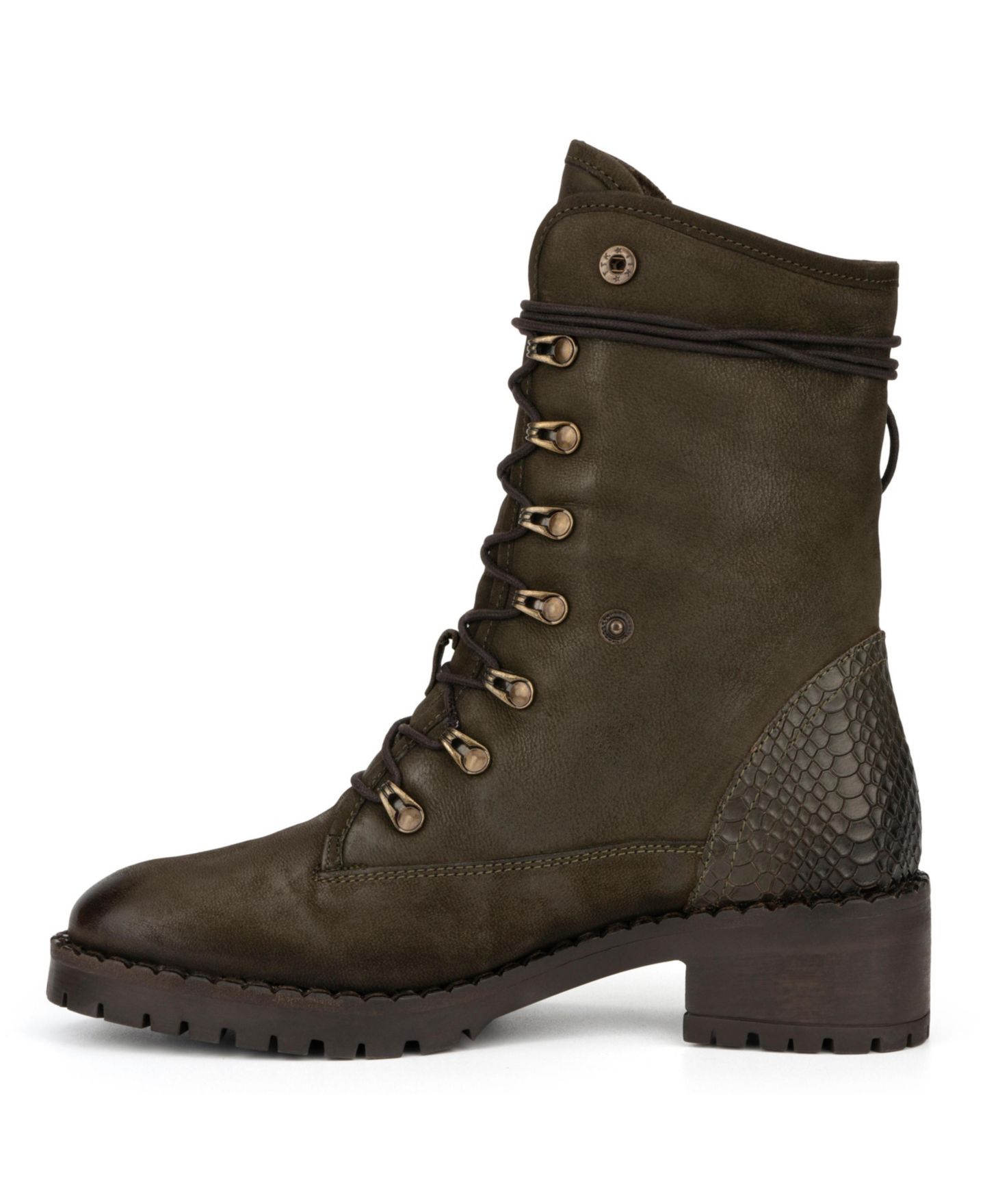 Женские ботинки Vintage Foundry Co Milan Boot, цвет: Армейский зелёный — фото 29