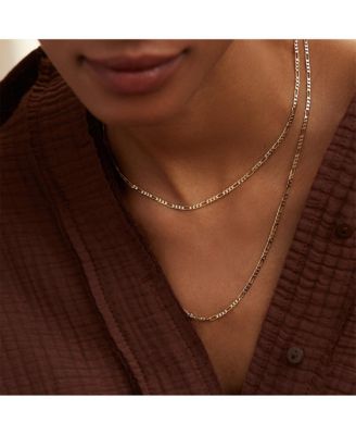 Figaro Chain Necklace - Leo Regular Short