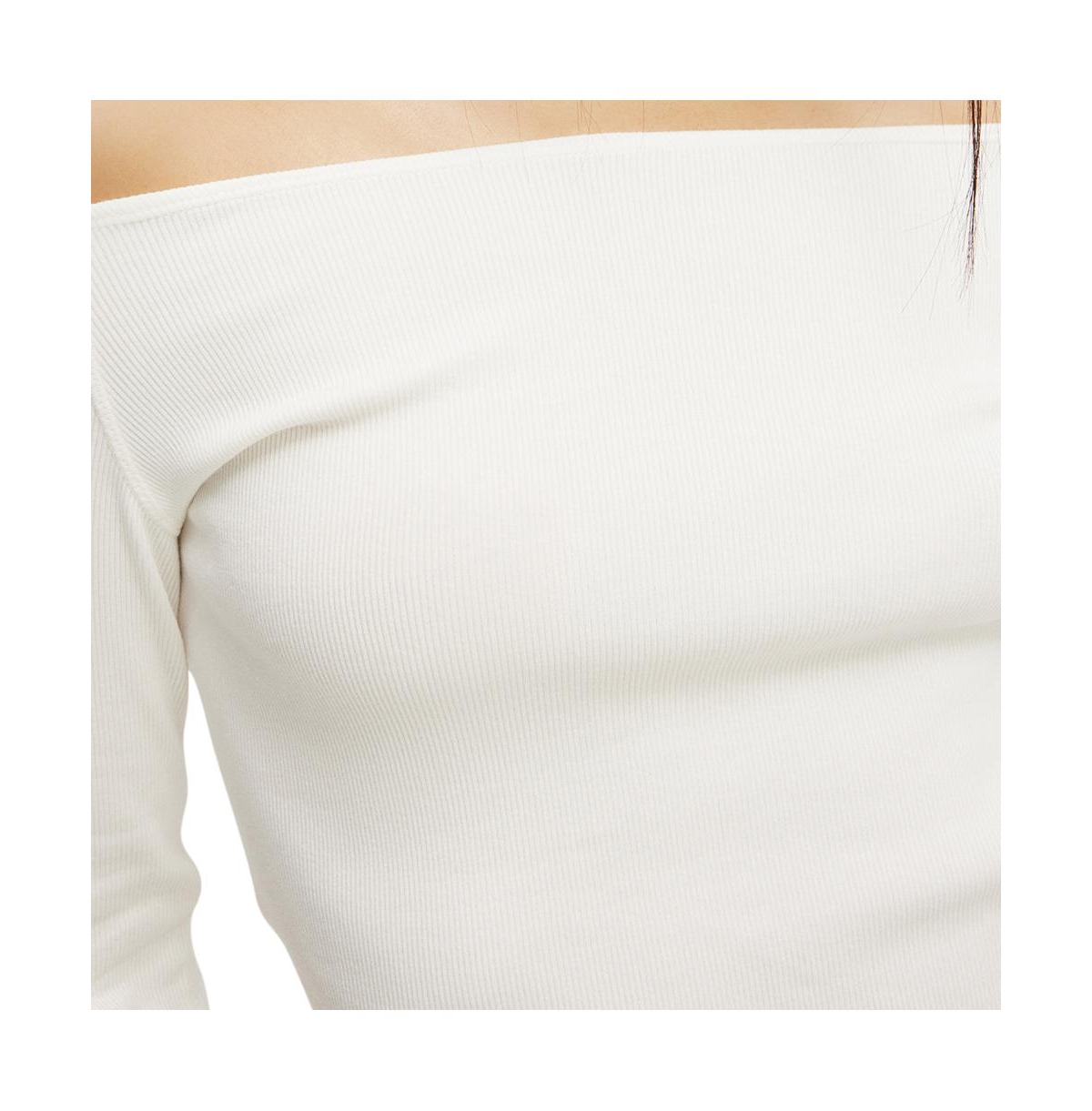Cotton On Women's Rib Off Shoulder Longsleeve