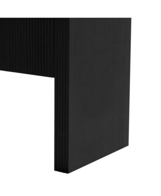 Striped Storage Cabinet with 4 Doors , Adjustable, Suitable for Study,Entrance and Living Room