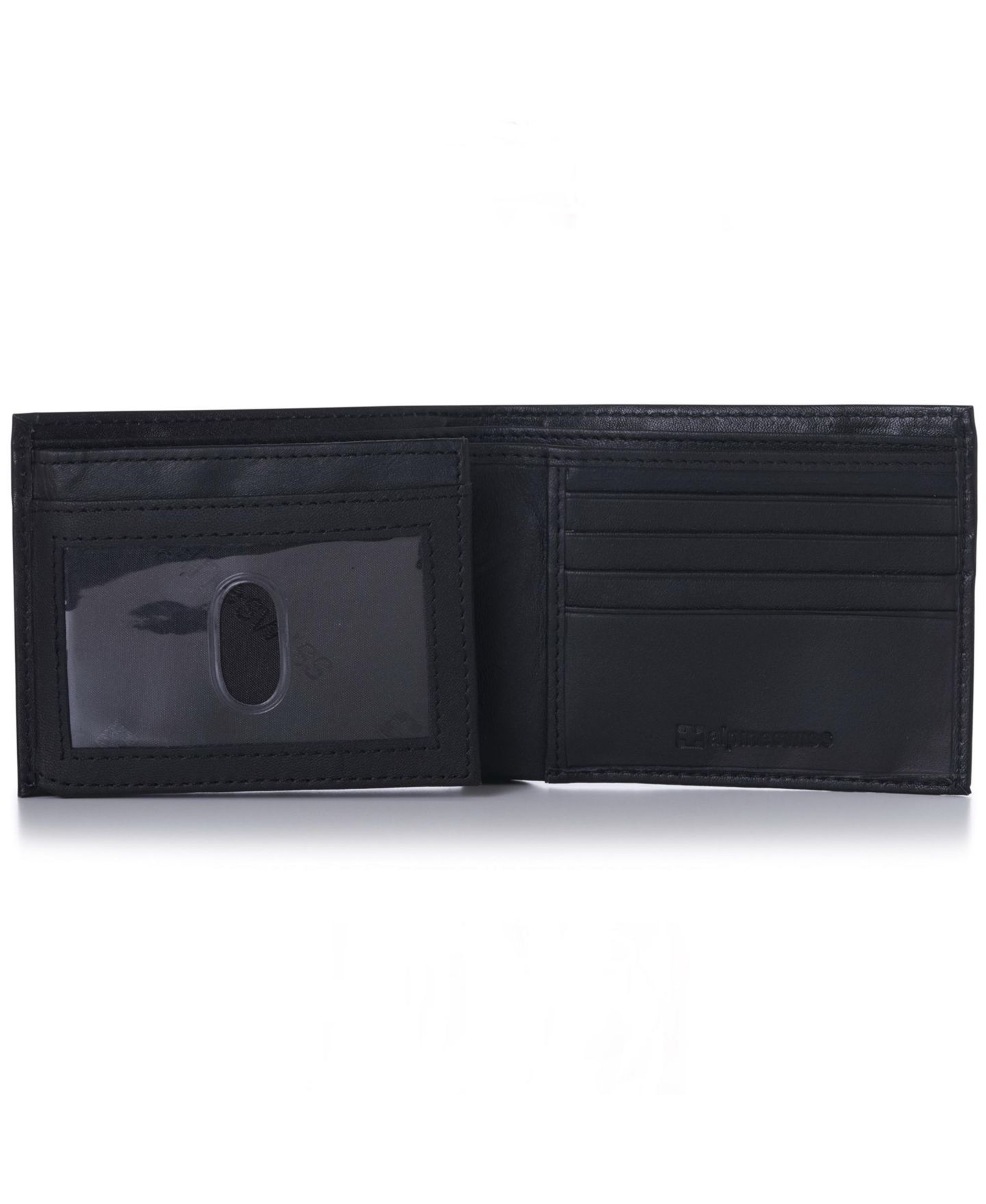 Мужской кошелёк Alpine Swiss Wallet Trifold Bifold Billfolds to choose from Genuine Leather, цвет: Flip-Out Hybrid — фото 1