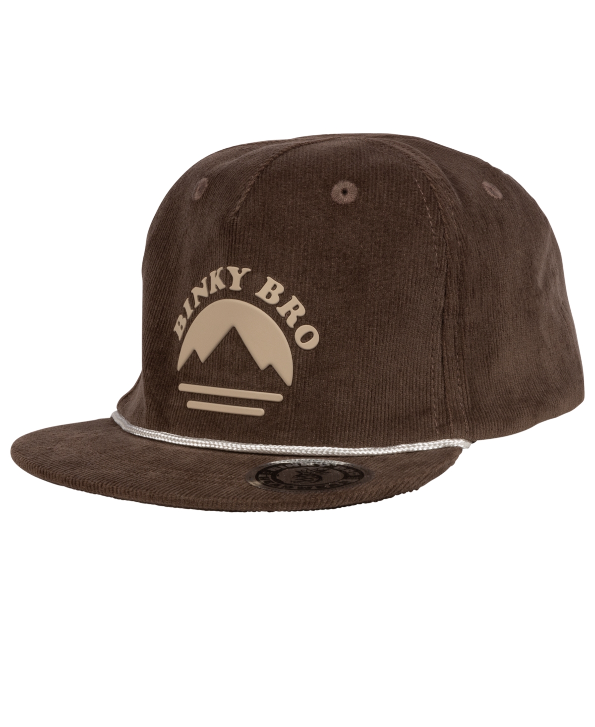 Mens Rocky Point Snapback Hat - Brown