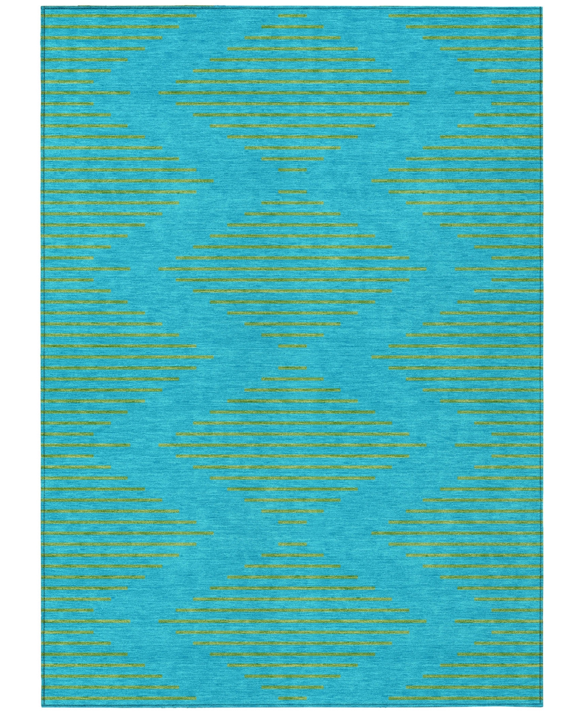 Addison Chantille Machine Washable Acn1017 9'x12' Area Rug In Aqua
