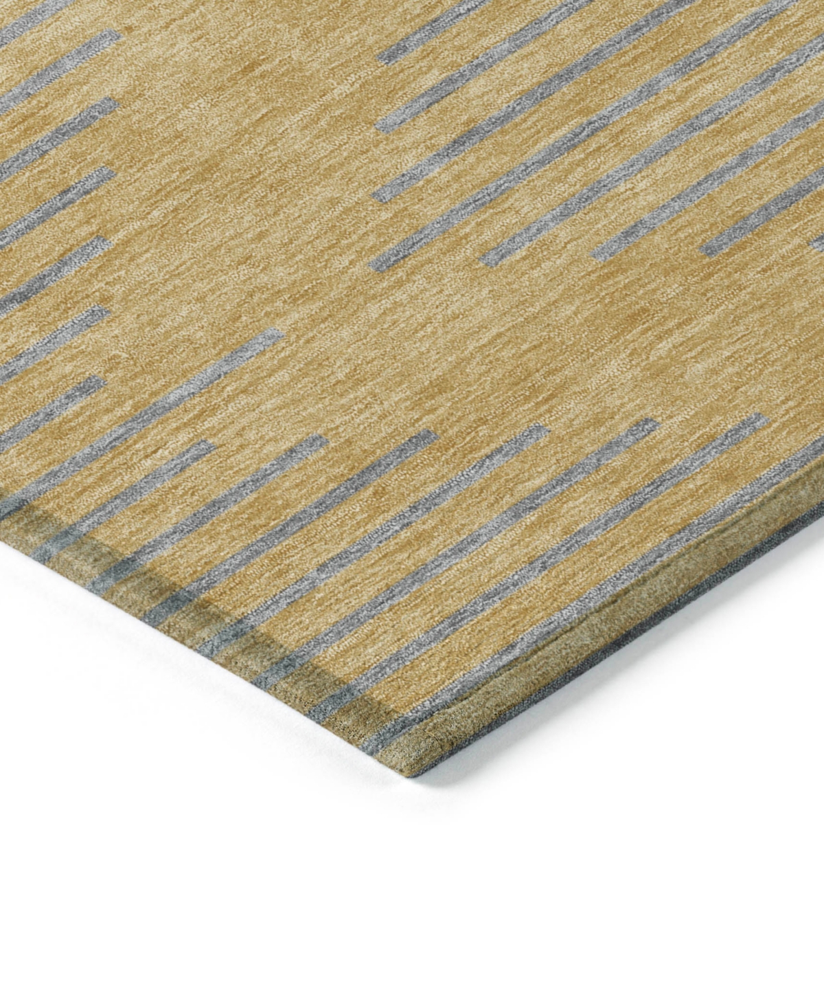 Addison Chantille Machine Washable Acn1017 5'x7'6''area Rug In Gold