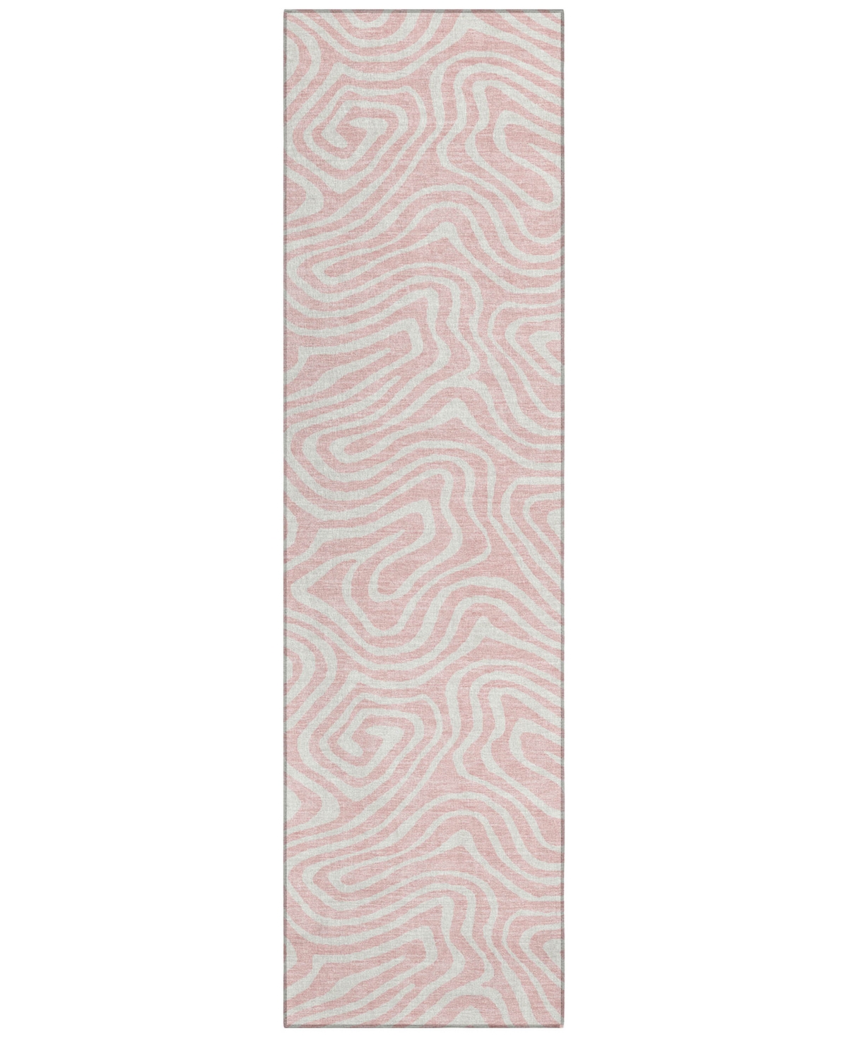 Addison Chantille Machine Washable Acn1020 2'3''x7'6'' Runner Area Rug In Pink
