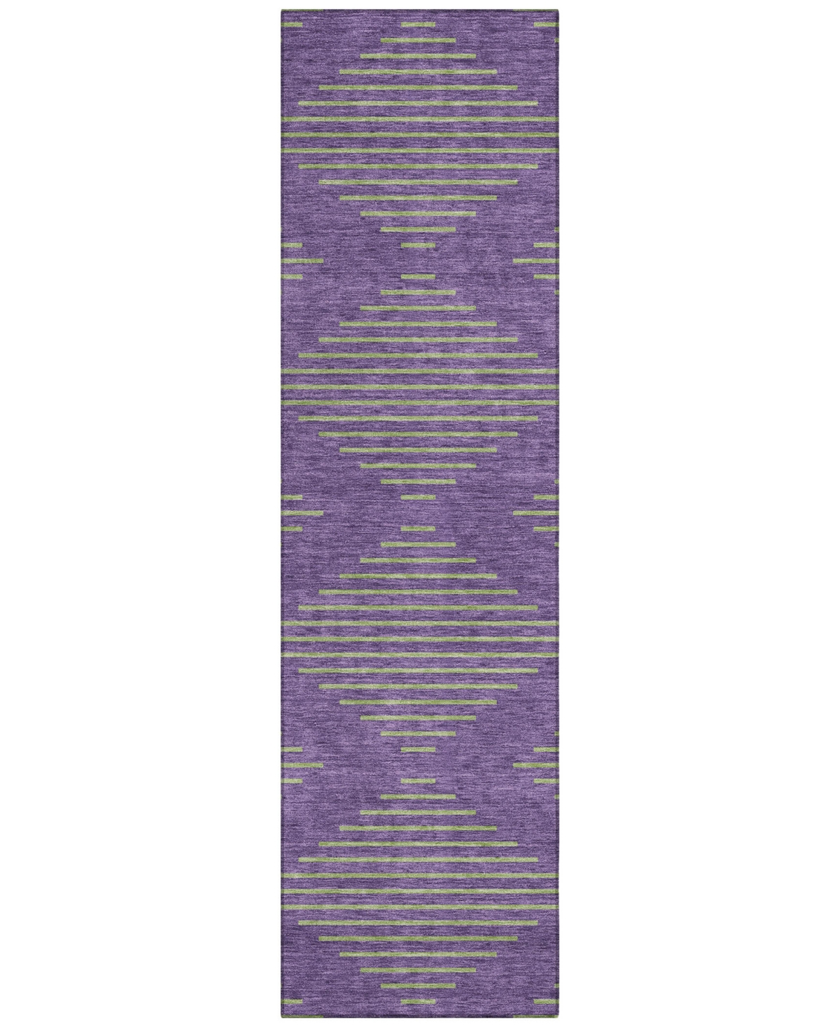 Addison Chantille Machine Washable Acn1017 2'3''x7'6'' Runner Area Rug In Purple