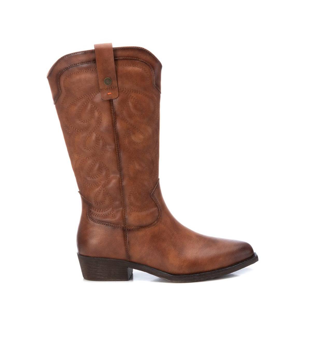 Women's Italian Western Boots By Xti - Camel
