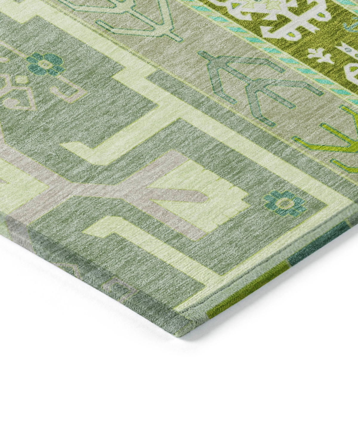 Addison Chantille Machine Washable Acn1015 9'x12' Area Rug In Sage