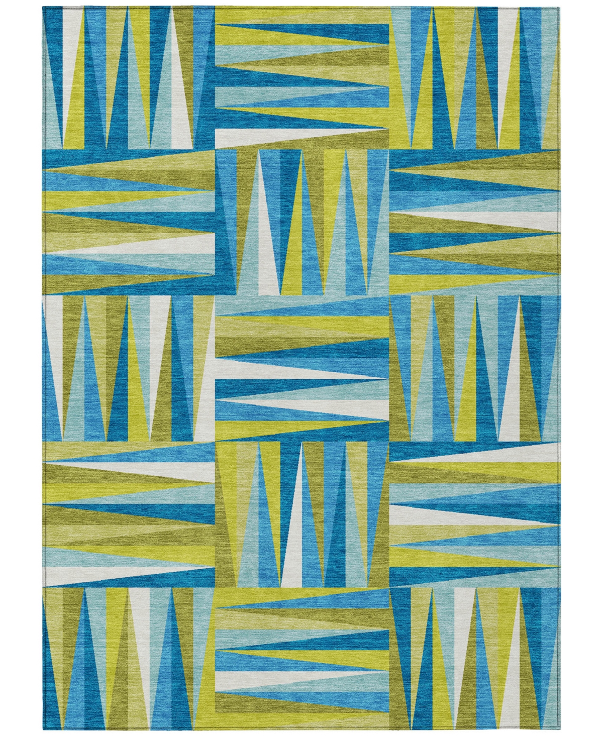 Addison Chantille Machine Washable Acn1012 9'x12' Area Rug In Teal