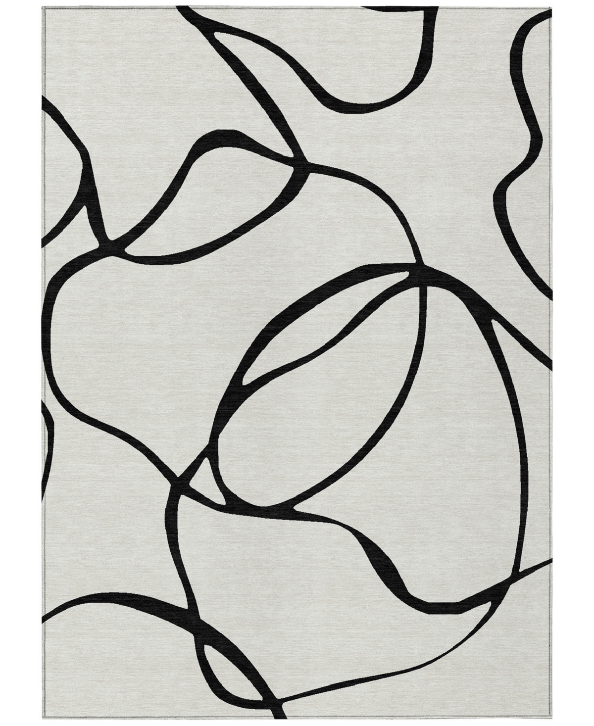 Addison Chantille Machine Washable Acn999 8'x10' Area Rug In White