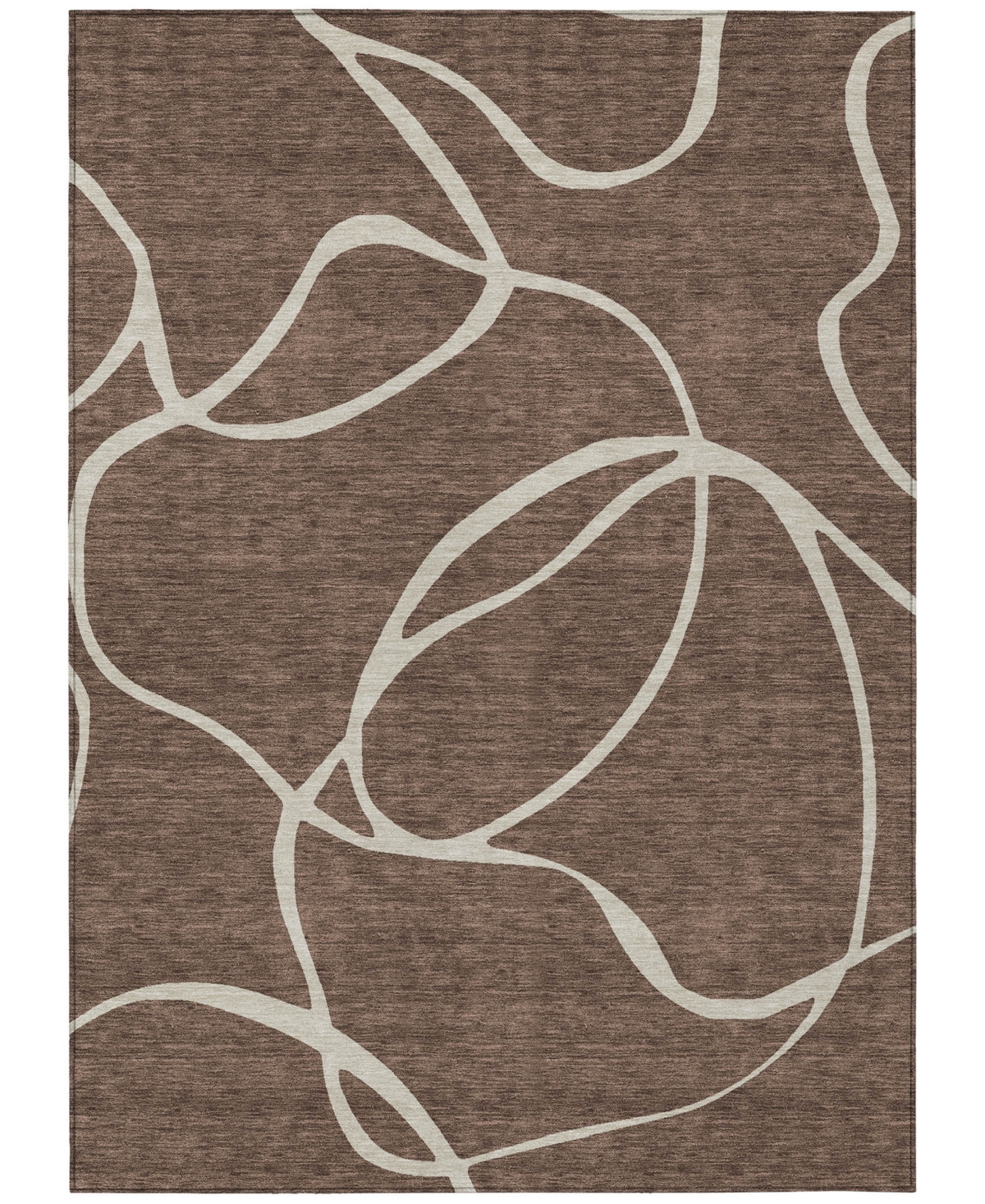Addison Chantille Machine Washable Acn999 8'x10' Area Rug In Brown