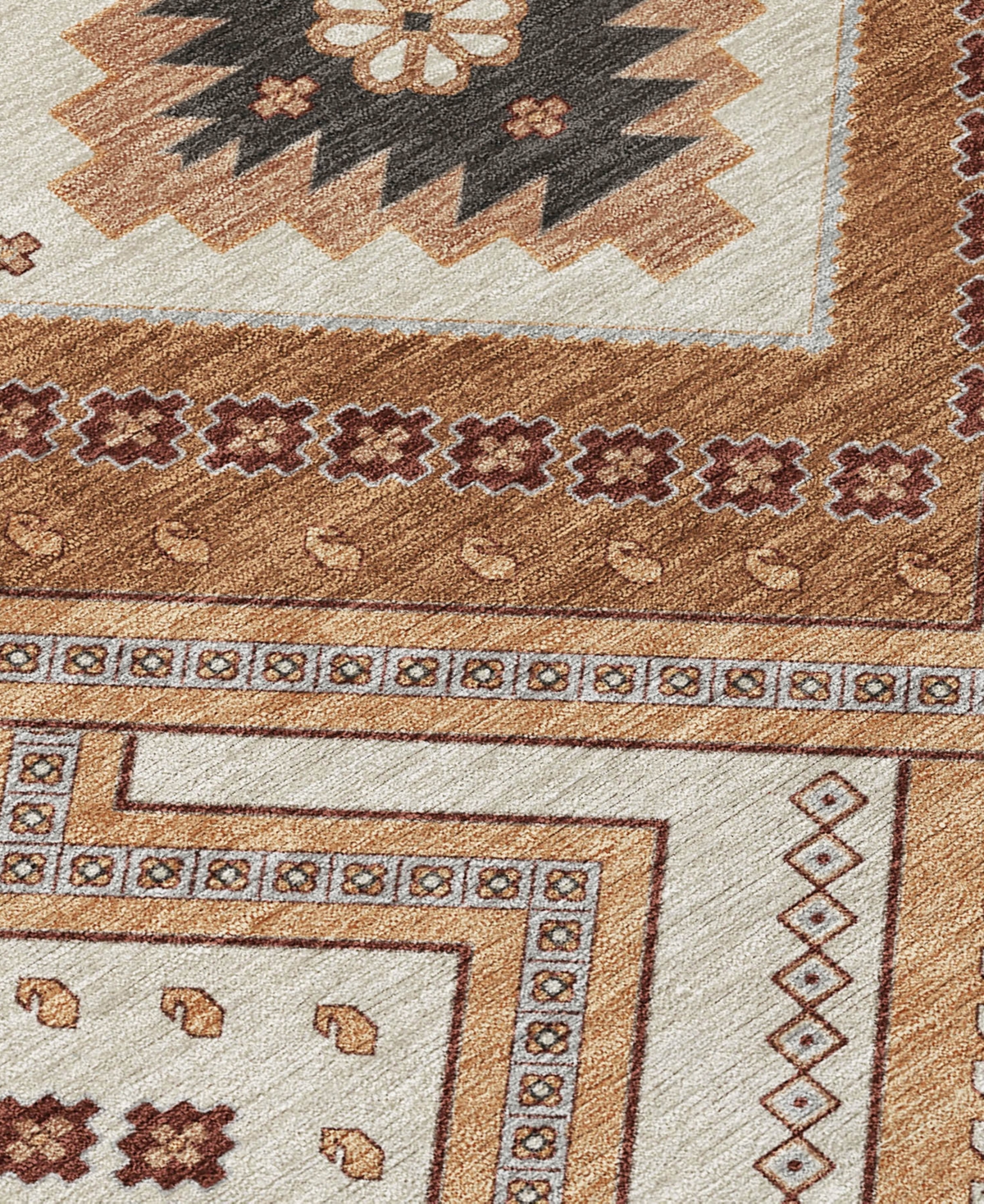 Addison Chantille Machine Washable Acn1010 9'x12' Area Rug In Copper