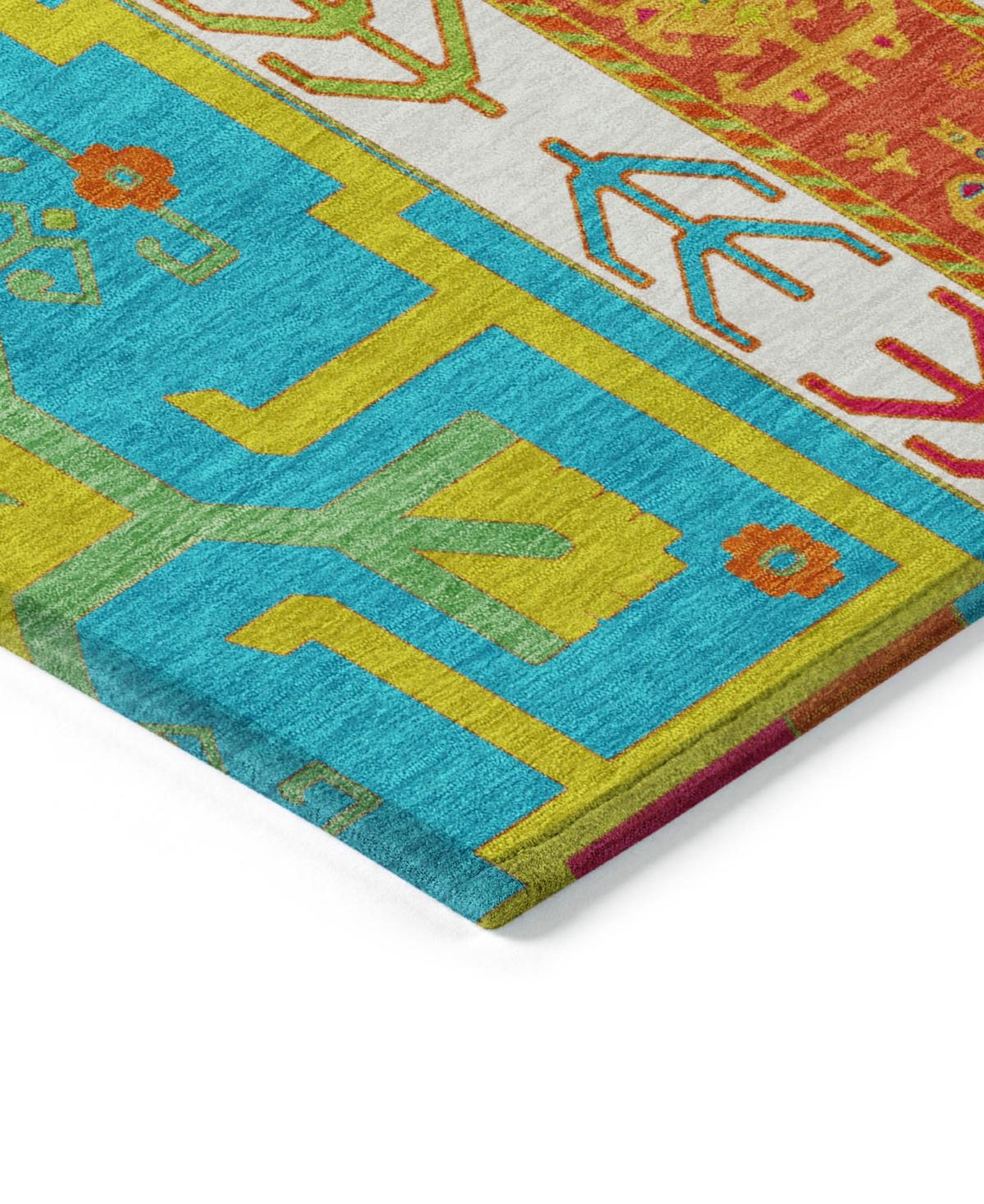 Addison Chantille Machine Washable Acn1015 8'x10' Area Rug In Teal