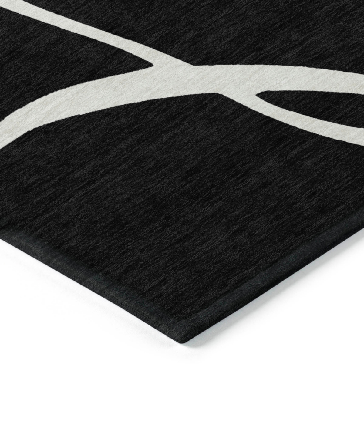 Addison Chantille Machine Washable Acn999 8'x10' Area Rug In Black