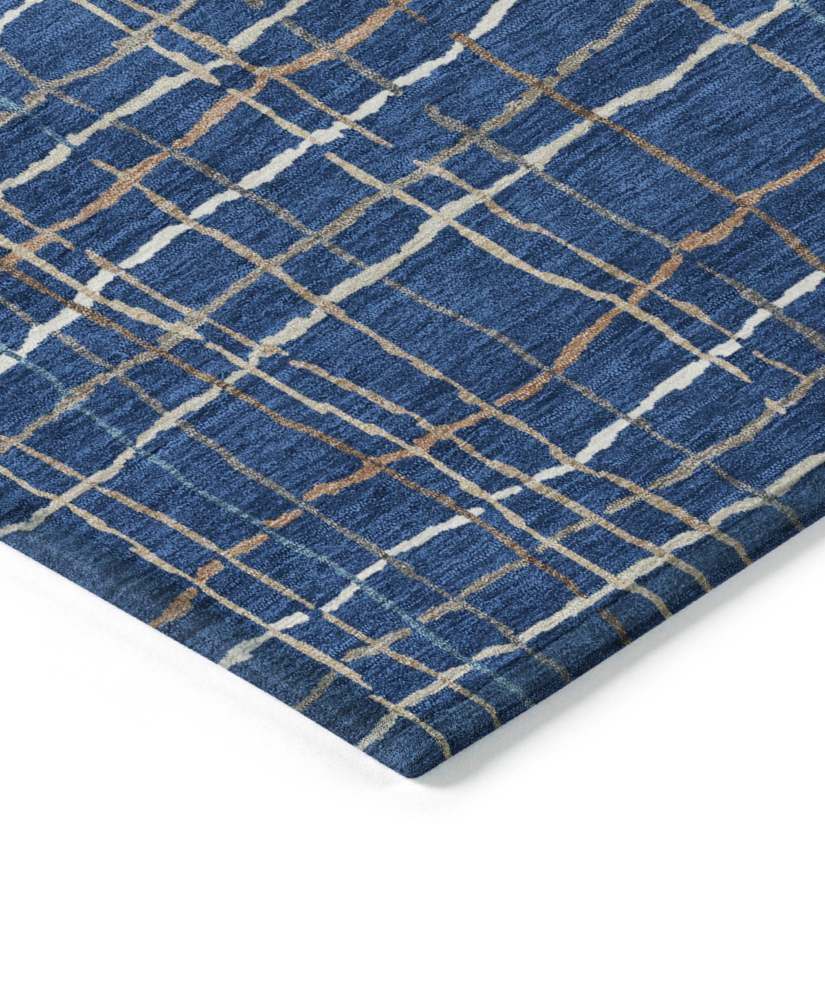 Addison Chantille Machine Washable Acn998 3'x5' Area Rug In Navy
