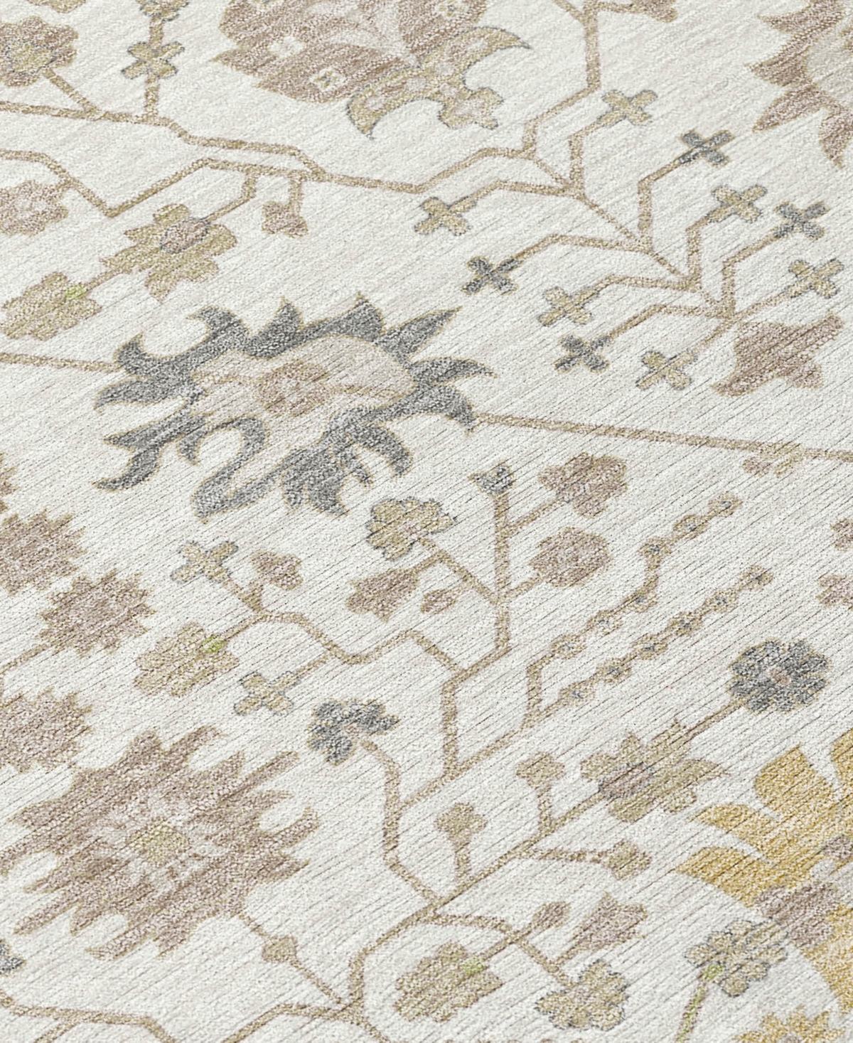 Addison Chantille Machine Washable Acn1009 5'x7'6" Area Rug In Ivory