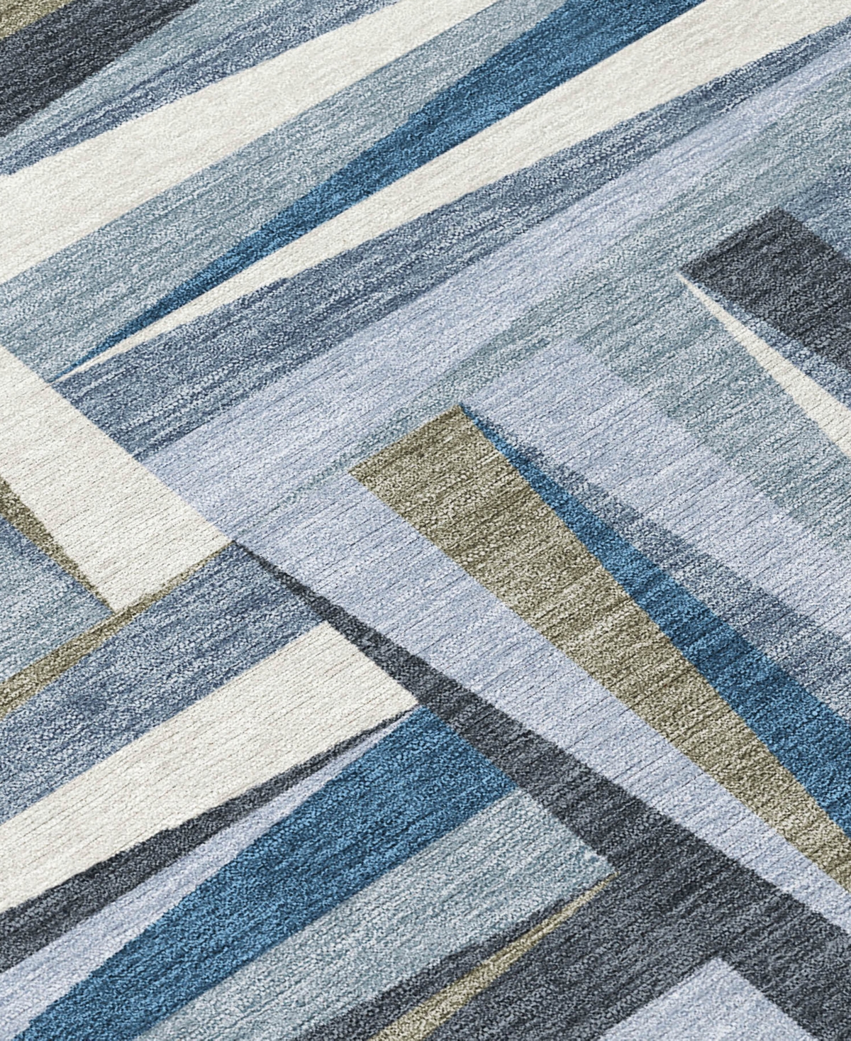 Addison Chantille Machine Washable Acn1012 3'x5' Area Rug In Denim