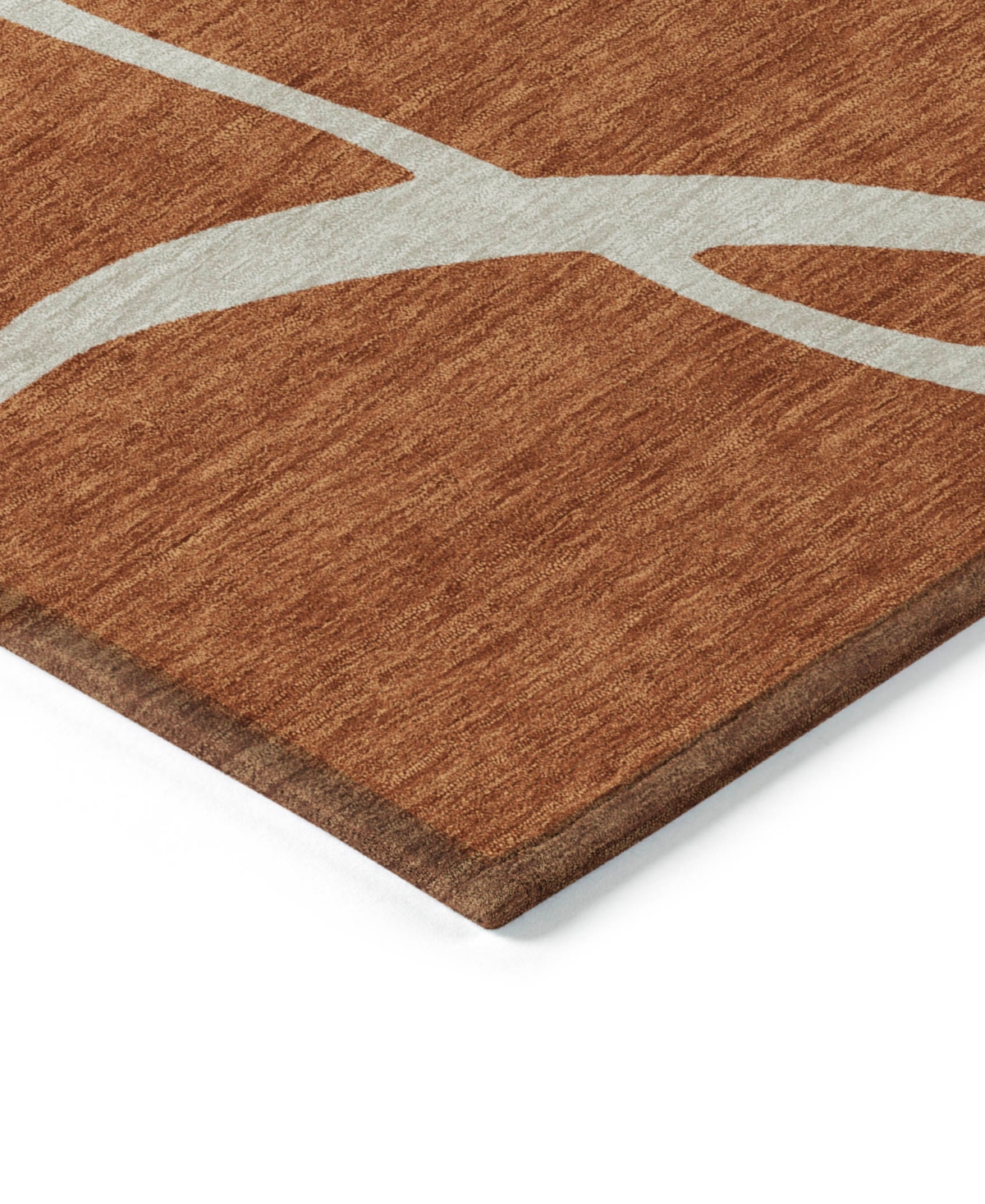 Addison Chantille Machine Washable Acn999 2'3"x7'6" Runner Area Rug In Paprika