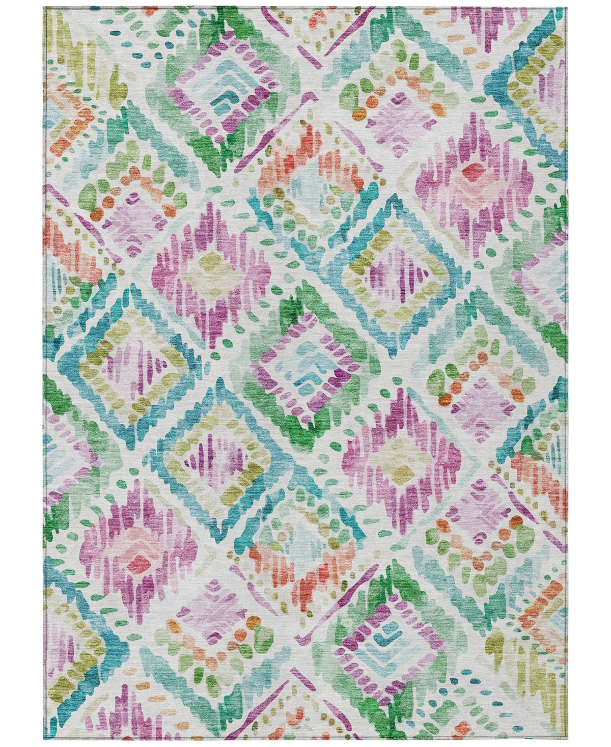 Addison Chantille Machine Washable Acn1088 8'x10' Area Rug In Teal