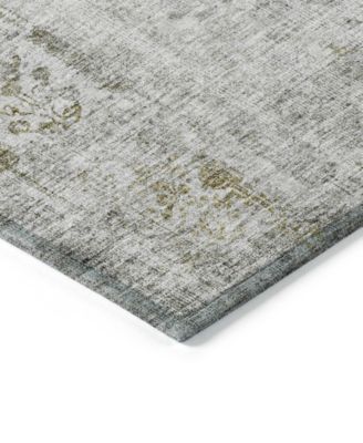 Addison Chantille Machine Washable Acn1092 Rug Collection In Silver