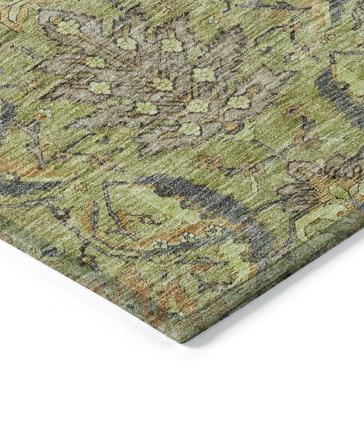 Addison Chantille Machine Washable Acn1082 8'x10' Area Rug In Grass